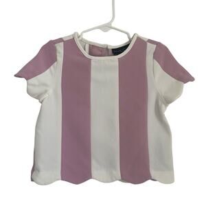 Victoria Beckham for Target Toddler Girl Scallop Hem Top – Size 2T